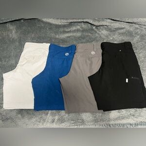 Magellan Outdoors Men's Shorts in Black, Gray, Blue, and White